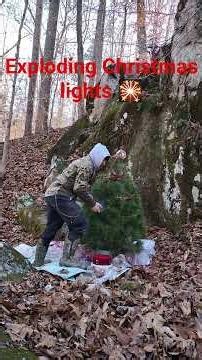 Decorating The Christmas Tree... With Explosives - new Christmas tradition Part 1 🎇 #pyro #pyrolove
