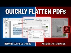 How to Quickly Flatten a PDF in Adobe Acrobat (Quick and Easy)
