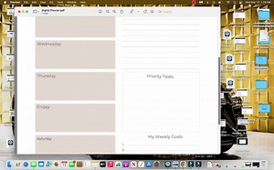 Digital Planner Weekly Minimal Organizer for Weekly Planner Digital Downloadable Planner - Etsy Canada