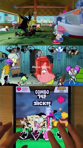 Ready Or Not But SpongeBob 3D Vs 2D - FNF Animation - Friday Night Funkin' #fnf