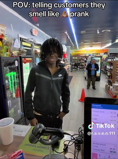 Gas Station Prank: Telling Customers They Smell