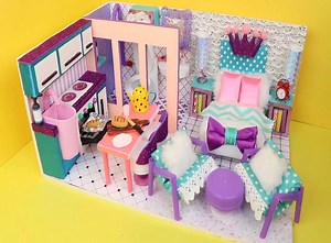 845K views · 36K reactions | DIY Miniature Cardboard House | DIY Barbie | Facebook