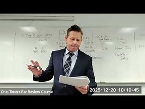 2017 July Bar Exam Essay Q4 | Civil Procedure – Full Review & Model Answer Explained