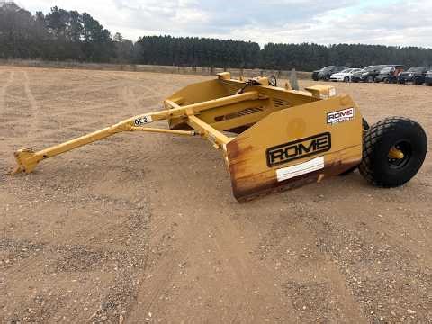 Rome RLS-12 Bottomless Pull-Behind Scraper