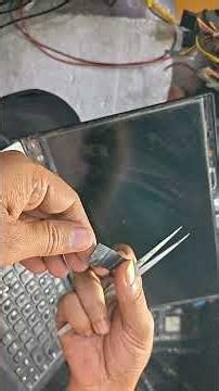 laptop frameless display rubber remove #fixing #repairshorts #displayopening #repair #windows #fix