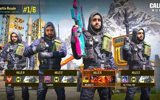 【CODM战场】全员使用国外知名主播Bobby的角色！