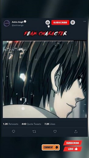 peak character | Death Note 😈