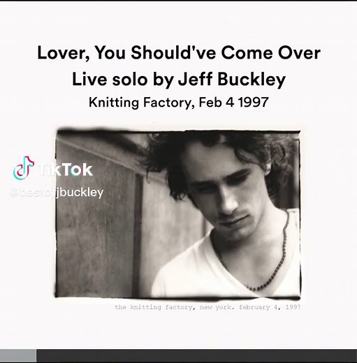 Jeff Buckley Live at Sin-e in New York