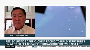 47K views · 406 reactions | Retired Senior Associate Justice Antonio Carpio says the movement of Chinese vessels in the West Philippine Sea can be considered as a "threat of war." Carpio also insists that China committed violations after its coast guard chased a Filipino civilian vessel with the ABS-CBN News team aboard in the WPS. Read: bit.ly/3mMjubk | ANC 24/7 | Facebook