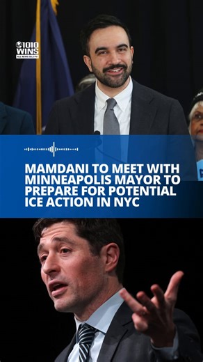 1010 WINS on 92.3 FM | Mayor Zohran Mamdani is planning to meet with Minneapolis Mayor Jacob Frey in New York City where they’ll discuss how best to protect... | Instagram