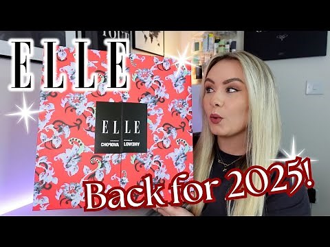 *EXCLUSIVE UNBOXING* ELLE BEAUTY ADVENT CALENDAR 2025 - BACK WITH A BANG!💥 AD | MISS BOUX