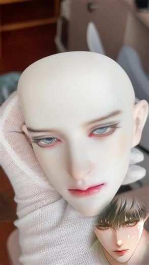 谁来懂一下这个嘴巴子！ 真的很水润！龙魂镜玄#bjd妆 #bjd妆面 #bjd #bjd接妆 #龙魂