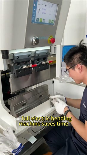 Tired of wasting time on mold changing and repeated adjusting? #electricpressbrake #cncbending