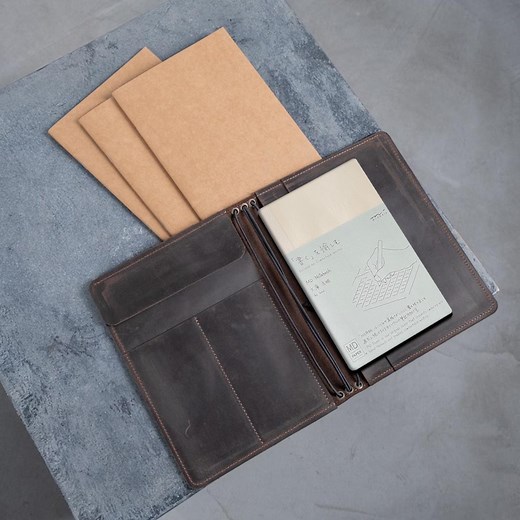Midori Md A5 Notebook Leather Cover, Leather Midori Journal Cover, Midori A4 Cover, Midori A6 Notebook Cover, Midori B5 Cover - Etsy