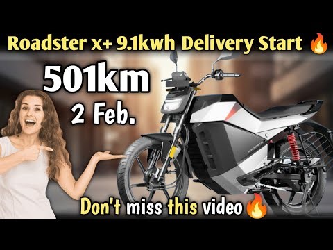 Ola roadster x+ delivery start🔥। Ola roadster x + 9.1kwh delivery start #olaelectricscooter