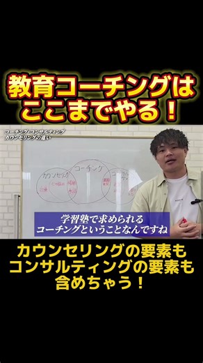 教育コーチングとはこういうこと！ #教育コーチング #学習塾 #研修 #コーチング #カウンセリング #コンサルティング #コミュニケーション #指導方法