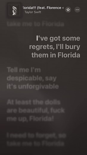 Florida - Taylor Swift ft. Florence the Machine