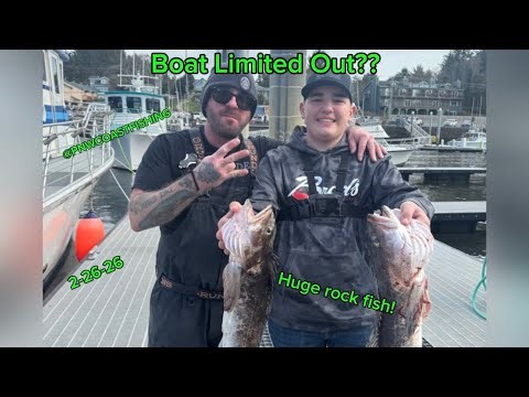 Whole Boat Limited On Lingcod!! | Oregon Coast Rock fishing 2-26-26