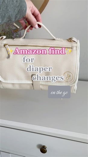This portable changing pad is perfect to keep all of your diaper changing necessities together and allow you to easily change your little one while on the go #babyproducts #amazonbaby #amazonbabyfinds #babyregistrymusthaves #babyregistry #babymusthaves #firsttimemom #newmomtips #momtips #babytips #travelingwithbabies #onthegobaby #diaperorganizer #babyorganization