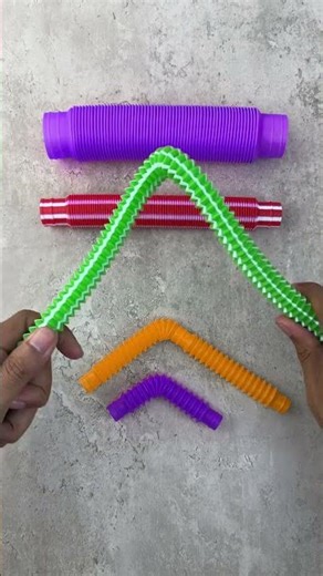 Creative Pop Tube Layering | Oddly Satisfying Sounds #relaxing #asmr #diy #funny