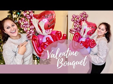 DIY Valentine's Day Balloon Bouquet | Balloon Bouquet Tutorial