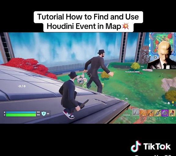 Guide to Houdini Concert in Fortnite