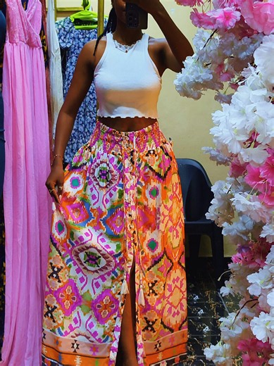 Boho skirts outfits ideas — affordable boho skirts Nairobi from thrift to satin