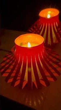 How to Make a Simple Paper Lantern 🏮Lunar New Year Craft 🧧Calm ASMR DIY