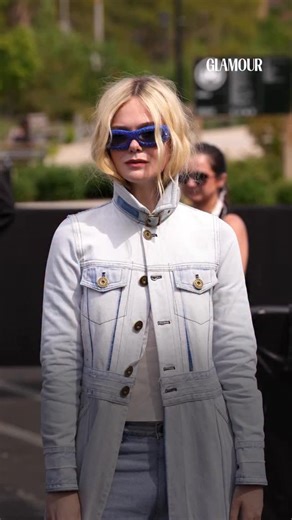 6.9K views · 35 reactions | For those feeling a little bored by the cropped jacket trend, here’s some good news: This fall is about the duster, and Elle Fanning is leading the charge. See her full look at the link in bio. Credit: Getty | Glamour | Facebook