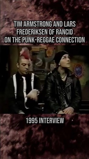 Tim Armstrong: There's a connection between punk & reggae #timarmstrong #rancid #90spunk #interview