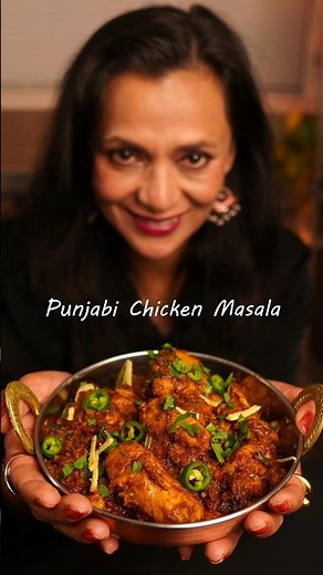 PUNJABI CHICKEN MASALA with Homemade Naan