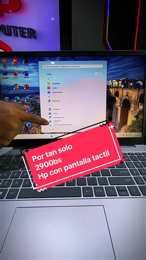 Oferta Laptop HP 15 Táctil para Clases