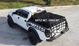 158K views · 1K reactions | Toughest Cargo Net in the Market. For Pickup Bed and Roof Rack Product details: Cargo net: •Military Belt strap (not just ordinary belt strap) •With Nylon Mesh type net •2pcs Ratchet tie down belt •4pcs metal carabiner •Storage bag 3,700 - L 8x6 ft 5,900 - XL 9x9 ft 8,900 - XXL 12x12 ft 11,900 - 3XL 15x15 ft | Barricade PH | Facebook