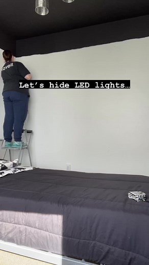 Concealing LED Strip Lights with Moulding for Kids' Room | DIY Project