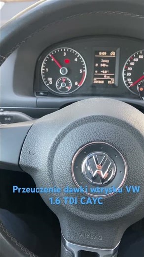 1.6 TDI injection dose overlearning