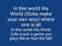 His World (Zebrahead version) lyrics