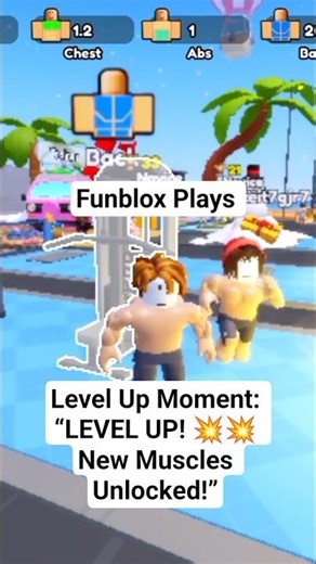 Gym Star Simulator Roblox 💪 Crazy Gains & Insane Level Up! +999K Coins! 😱 #roblox #subscribe #shorts