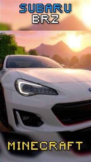 Subaru BRZ in Minecraft