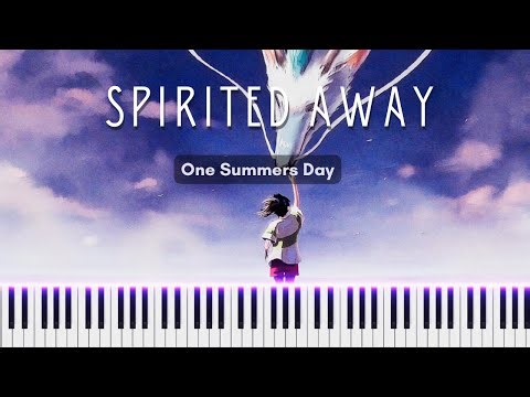 Spirited Away - One Summers Day - Piano Tutorial [Piano VFX]