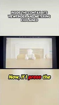 Dive Into the Magic of the Contax RTS Viewfinder! #contax #contaxrts #zeisslens