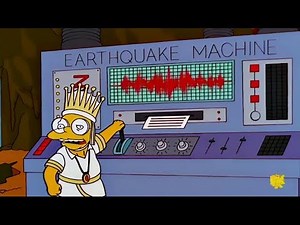 The Simpsons EARTHQUAKE MACHINE!