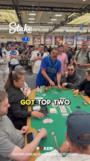 "I'm too drunk to fold" 😂 ‪@WSOP‬ Main Event