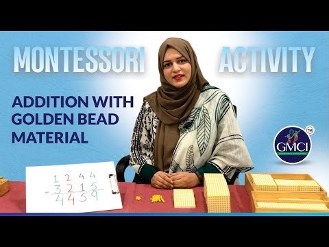 Montessori Math Activity: Addition with Golden Bead Material | GMCI