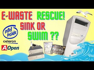 E-Waste Custom Intel Celeron PC Rescue from 1999!!