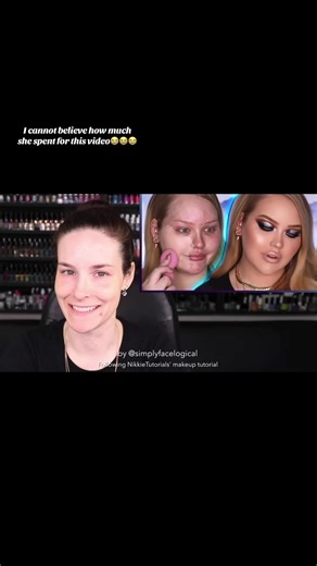 Simply Nailogical- I spent $1000 following a Nikkie Tutorials makeup tutorial Part 2 #fyp #makeup #viral #tutorial #youtube