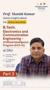 Explore DAU’s B.Tech. ECE-AI Program | Future-Ready Learning