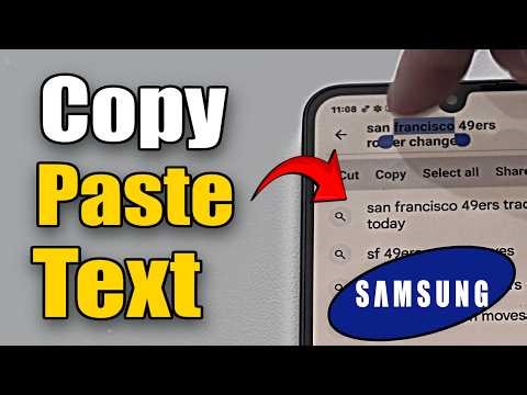 How To Copy & Paste Text on Samsung Phone (Easy Tutorial)