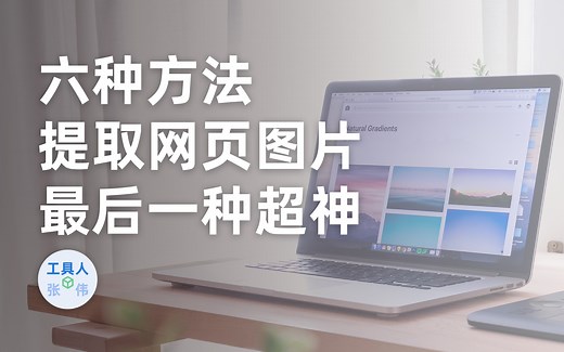 【高效技能】如何提取网页中的图片？学会了就没有提取不下来的图片
