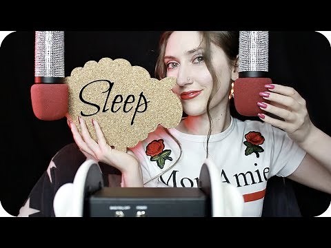 ASMR Deep Sleep Sounds ~ Bassy, Crisp, Scratchy, Intense & Soft w/ Ear to Ear Whispering