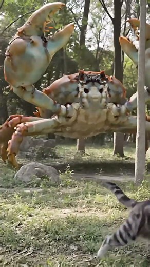 Cat Saves Owner From GIANT CRAB!